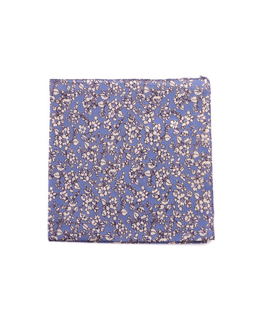 BLUE BLOOM PRINT SCARF