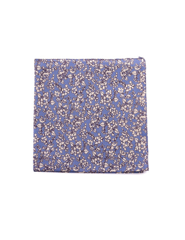 BLUE BLOOM PRINT SCARF