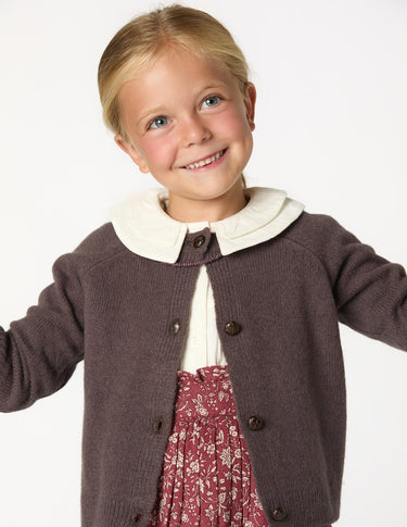 CHAQUETA BOTÓN LODEN CHOCOLATE