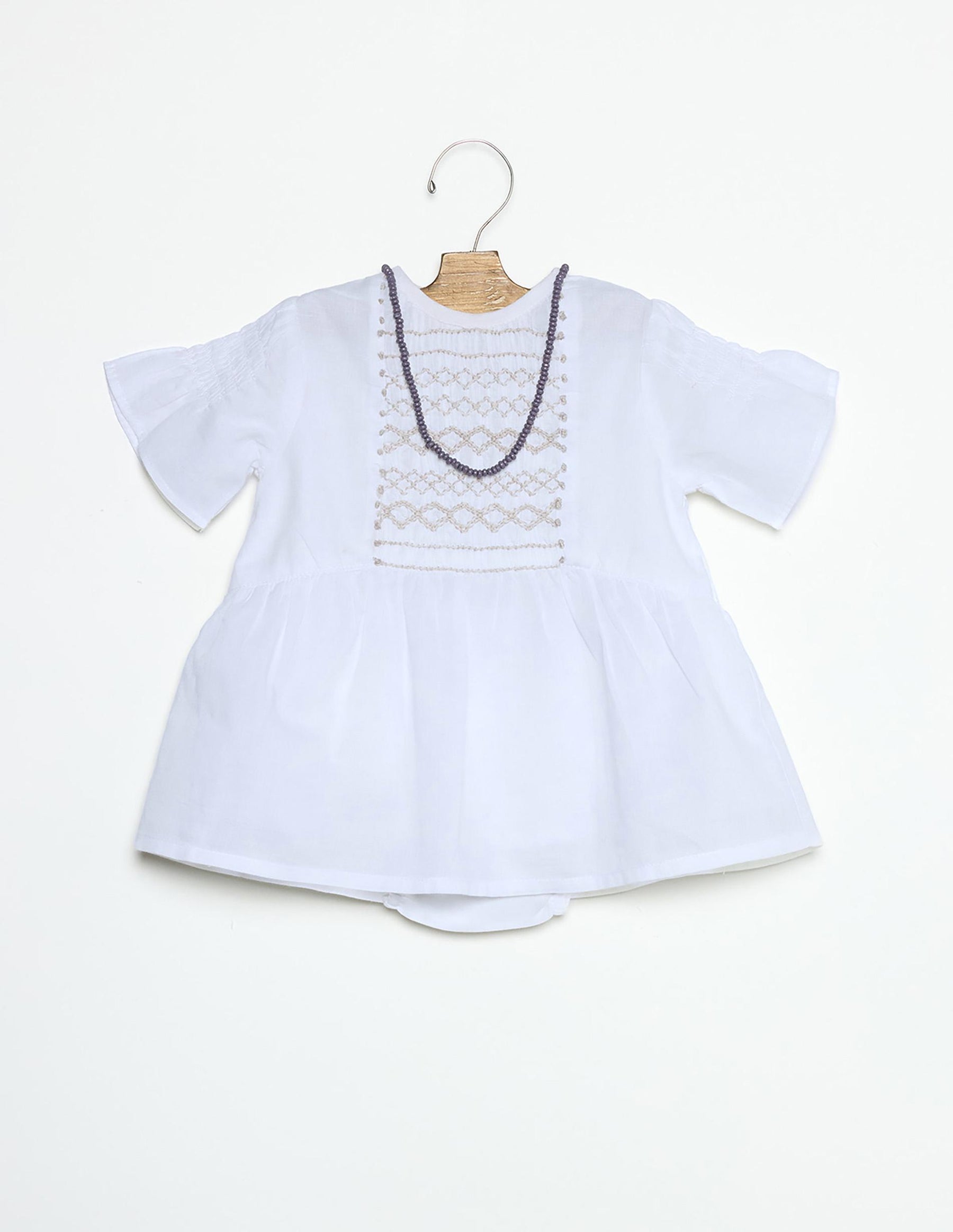 VESTIDO ARRAS MANGA VOLUMEN