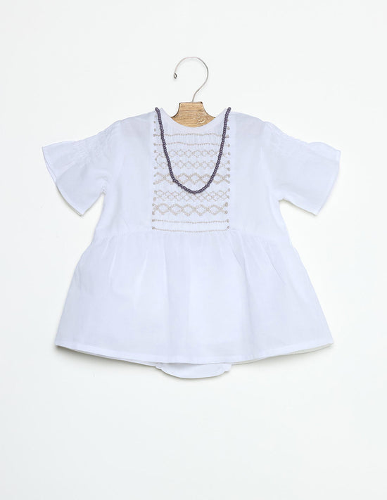 VESTIDO ARRAS MANGA VOLUMEN