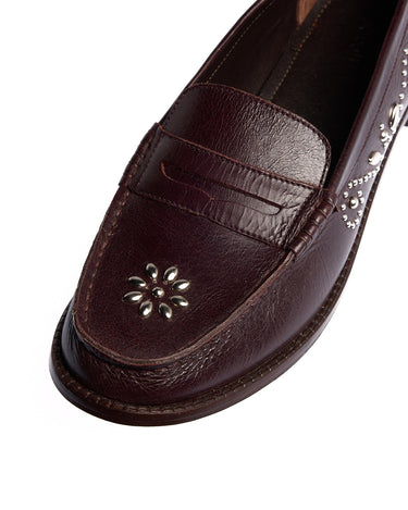 MOCASIN PIEL TACHAS
