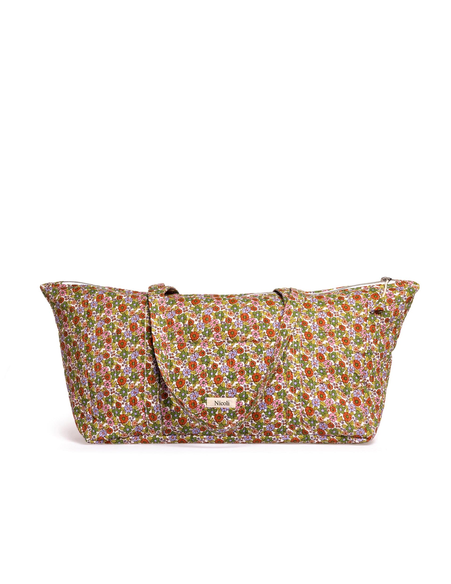 DITSY PINK PRINT TRAVEL BAG