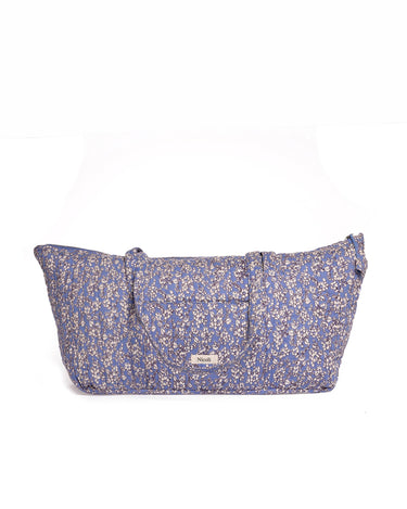 PRINT BLOOM BLUE TRAVEL BAG