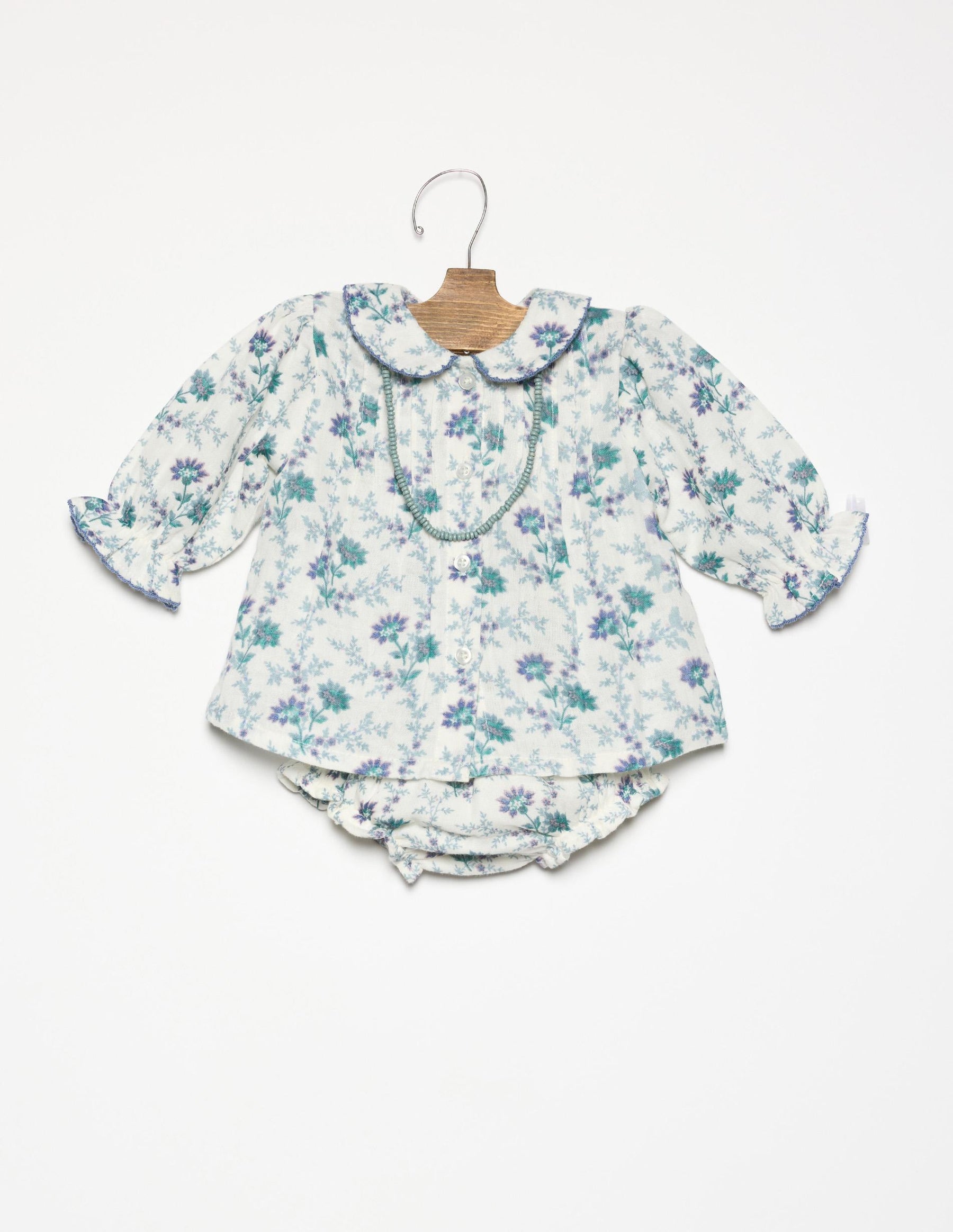 CAMISA BRIGHT FLOWERS BLUE