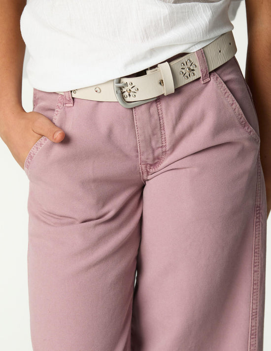 "NN" EMBROIDERED PANTS MORA
