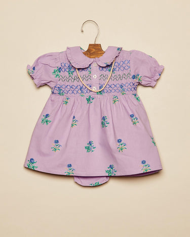 LILAC FLOWER DRESS