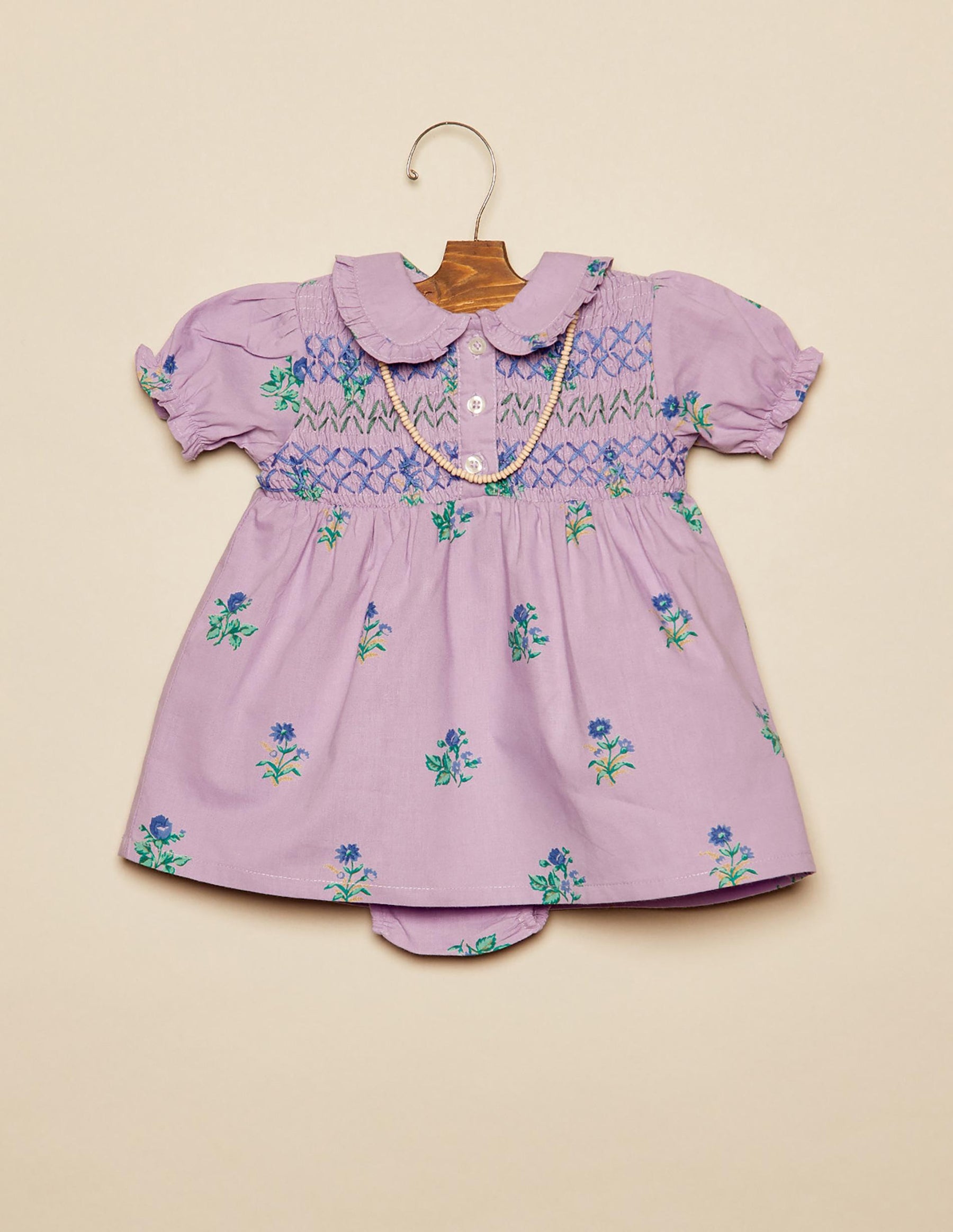 LILAC FLOWER DRESS