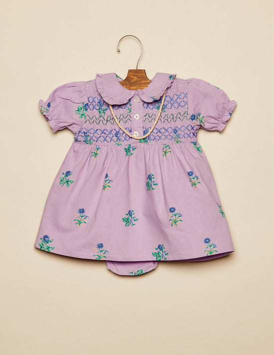 LILAC FLOWER DRESS