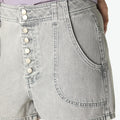 GREY POCKET SHORTS