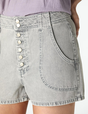 GREY POCKET SHORTS