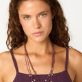 TOP POINTELLE PLUM