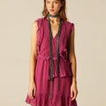 MULBERRY LAYERED DRESS