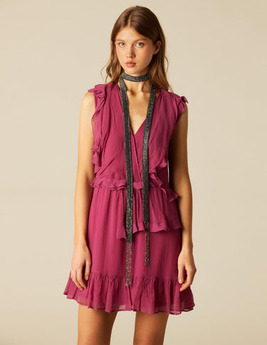 MULBERRY LAYERED DRESS