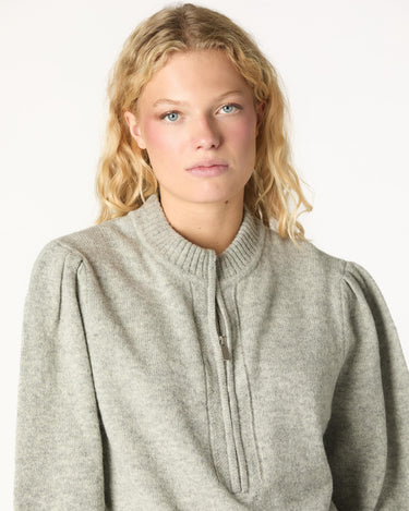 JERSEY CUELLO MAO CREMALLERA LIGHT GREY