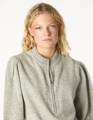 JERSEY CUELLO MAO CREMALLERA LIGHT GREY