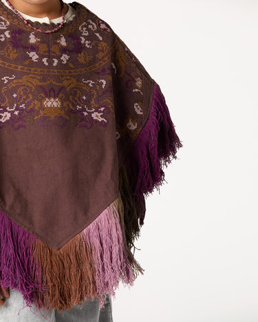 EMBROIDERED PONCHO