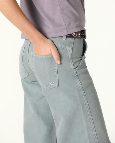 EMBROIDERED "nn" PEBBLE TROUSERS