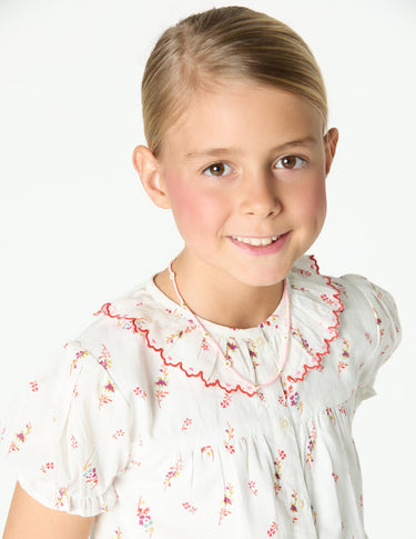 PINK FLOWER PRINT SHIRT