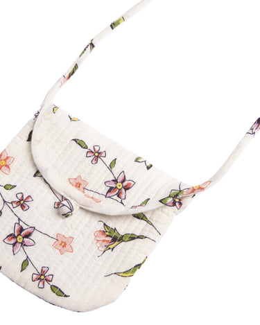 INDIAN CAPPUCCINO PRINT CROSSBODY BAG