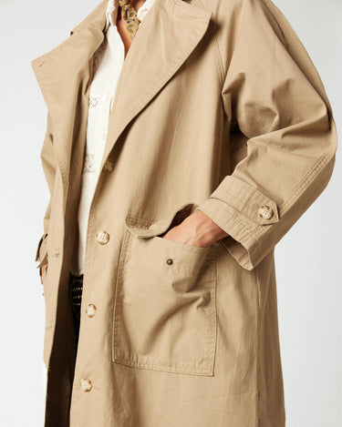 SAND TWILL COAT