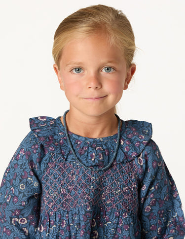 VESTIDO NIDO NIGHT GARDEN BLUE