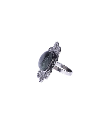 ANILLO CUADRADO PIEDRA