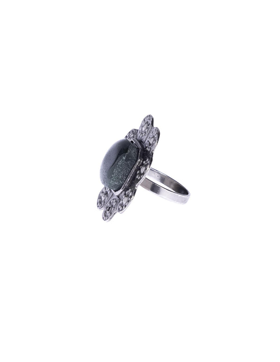 ANILLO CUADRADO PIEDRA