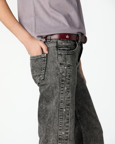 ANTHRACITE STAR DENIM JEANS