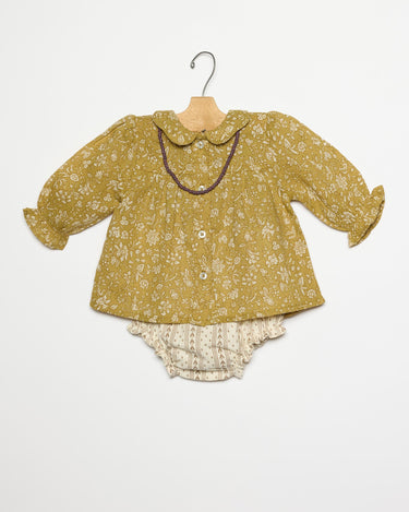 CAMISA CUELLO ONDAS TOILE CURRY