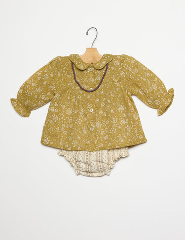 CAMISA CUELLO ONDAS TOILE CURRY