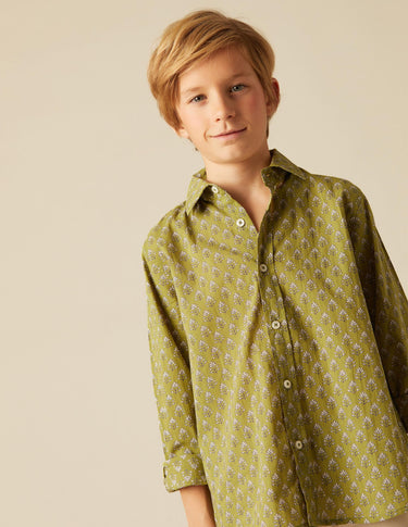 GREEN LEAF BUTI SHIRT
