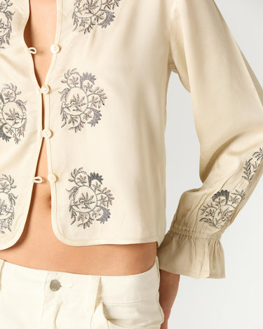 CAMISA BORDADO SILVER