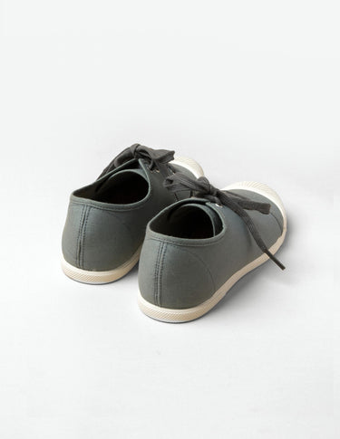 GREY LACE-UP SNEAKER