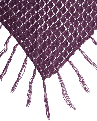 BUFANDA MAXI CALADA PLUM