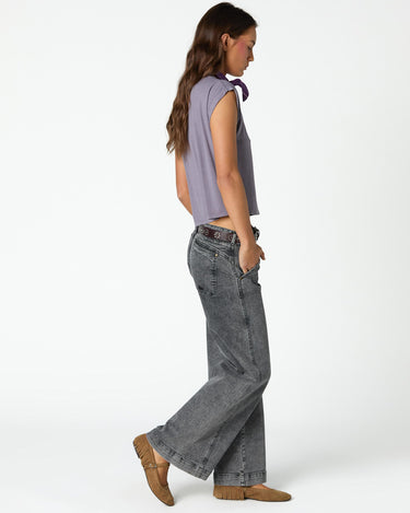 OVERCAST PLEATS T-SHIRT