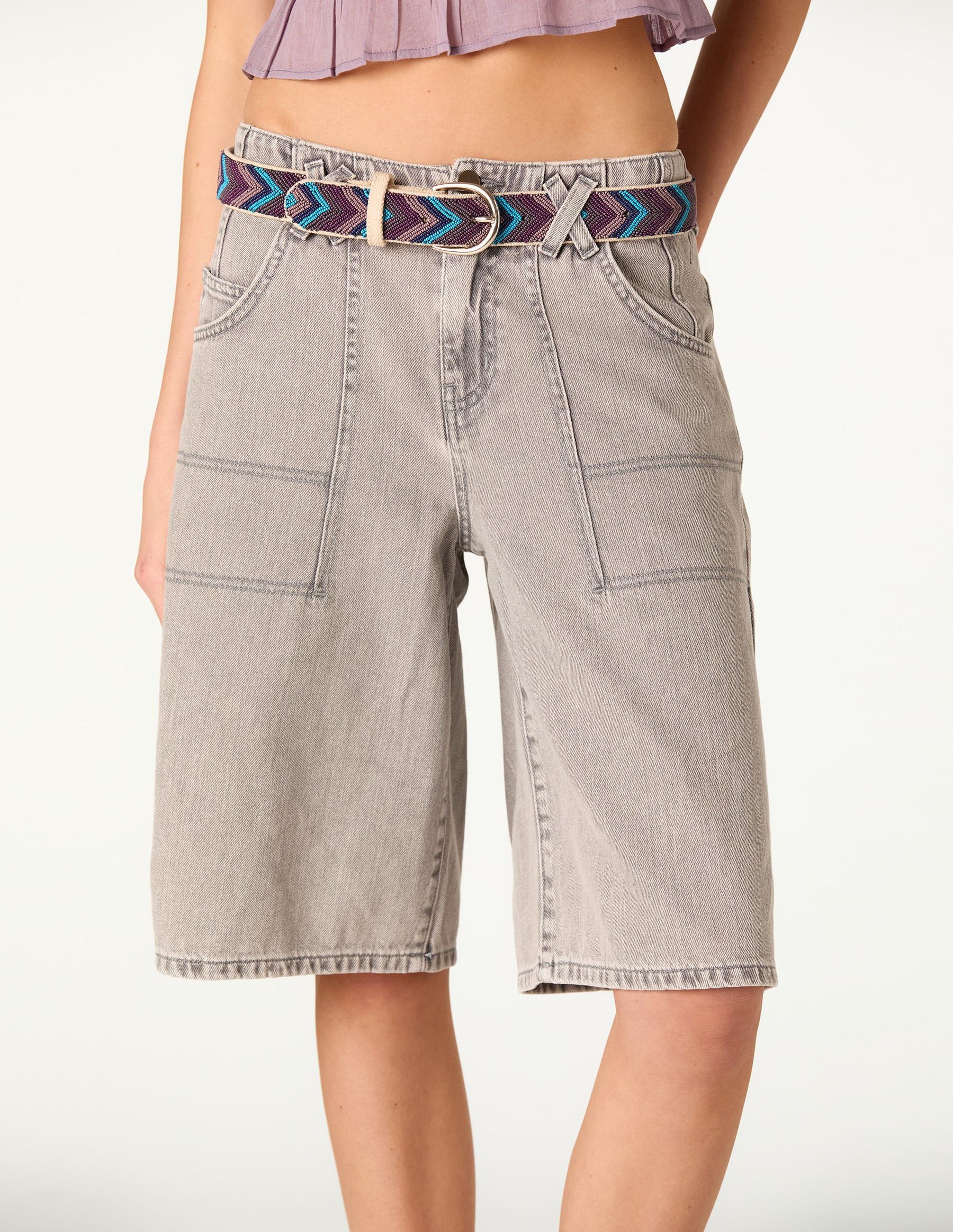 BERMUDA DENIM LIGHT GREY