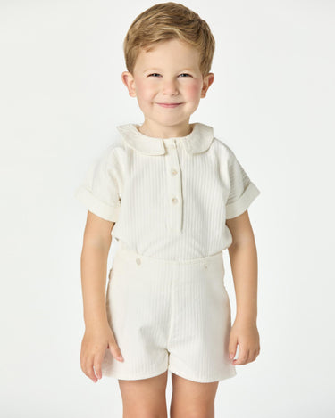 WHITE PIQUÉ SET