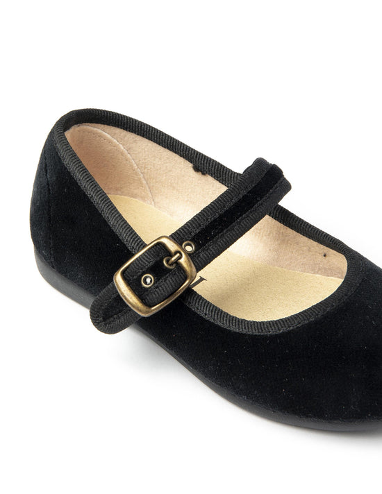 BLACK VELVET SLIPPERS