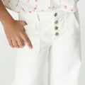 PANTALON DENIM BOLSILLOS BLANCO