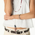 WHITE DRAWSTRING TOP