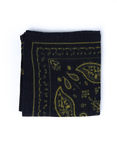 VINTAGE ANTHRACITE WOOL BANDANA