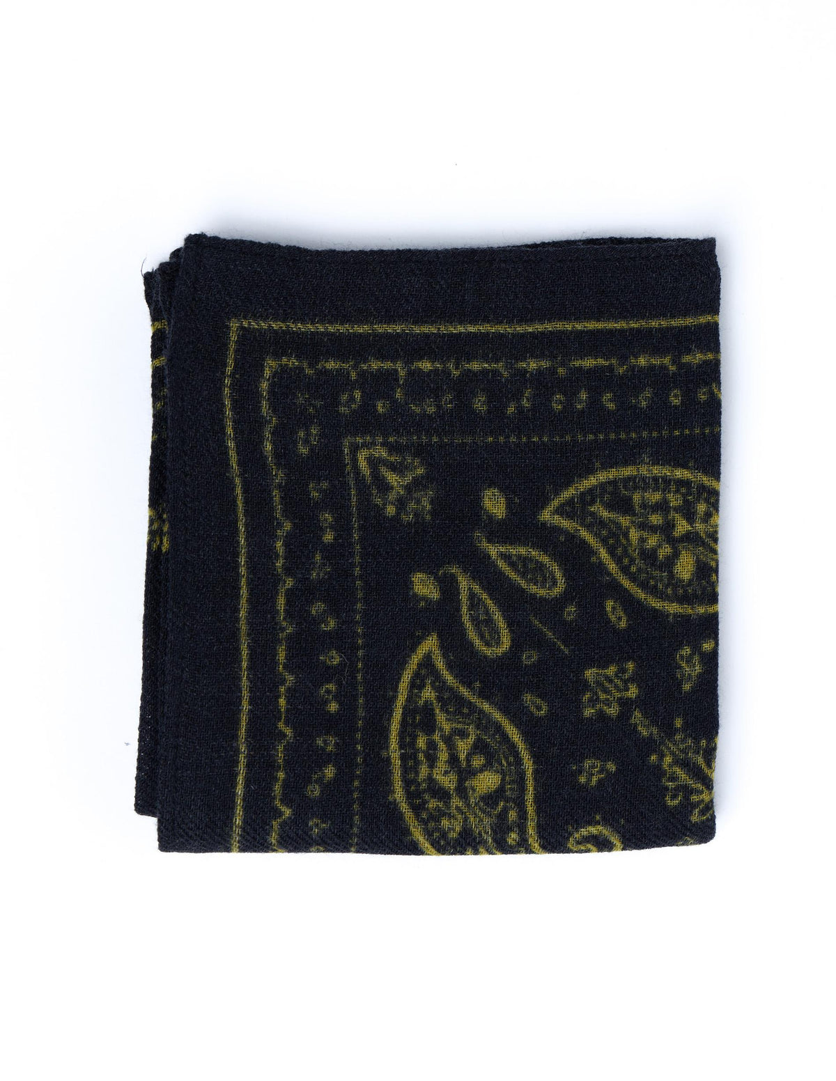 VINTAGE ANTHRACITE WOOL BANDANA