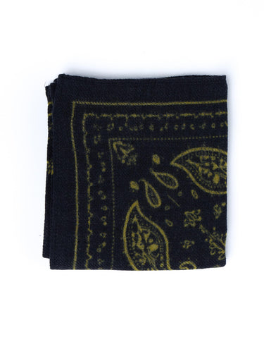 VINTAGE ANTHRACITE WOOL BANDANA