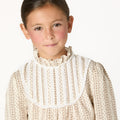 CAMISA ENCAJE FLECHA CHOCOLATE