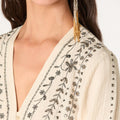 CAMISA  ECRU BORDADO BEADS
