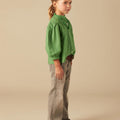 GREEN SHIRT GATHERS