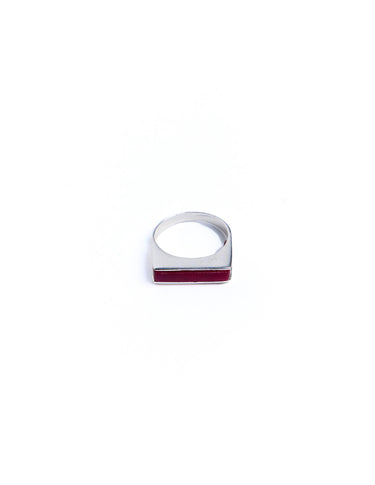 ANILLO PIEDRA REC GUINDA