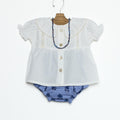 POLOLO PRINT BUTI BLUE