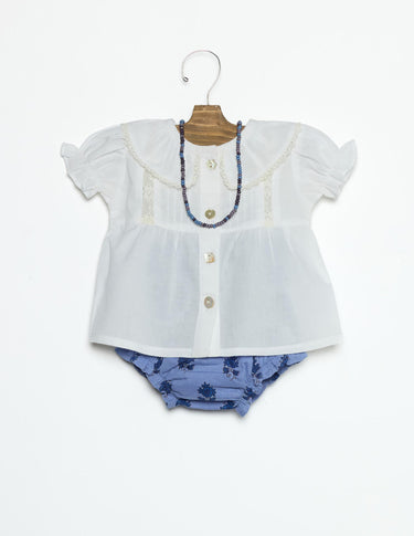 POLOLO PRINT BUTI BLUE